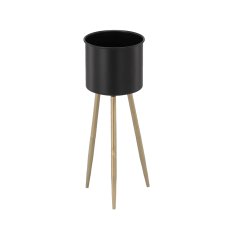 Stalak za biljke - crni sa zlatnim nogama - GOM1401