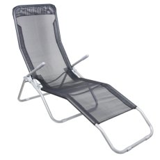 Vrtna ležaljka - crna - LEZ5897