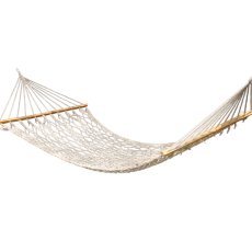 Užadna viseća mreža 200x80 cm - bež - HAM5257