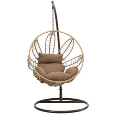 Viseća fotelja Sobre - prirodna/smeđa - FAT0091