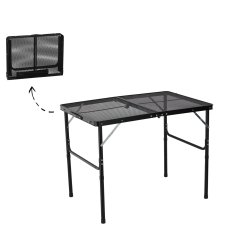 Sklopivi stol za kampiranje - crni - OXE8425