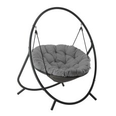 Viseća fotelja Patio - tamno siva - FAT9934