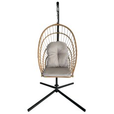 Viseća sklopiva fotelja Eris - smeđa - FAT0923