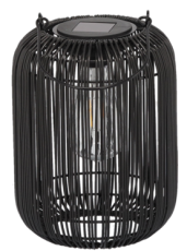Svjetiljka na solarnu energiju 24 cm - crna - LAP8884