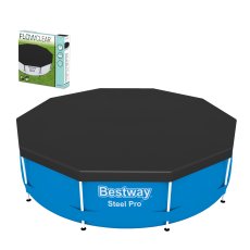 Pokrivač za bazen s metalnim okvirom 3,05 m - BES58036