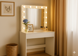 Stolić za šminkanje s osvjetljenjem - PHO9452