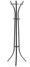 Stalak za odjeću Hemde - crni, 184 cm - LOF5318