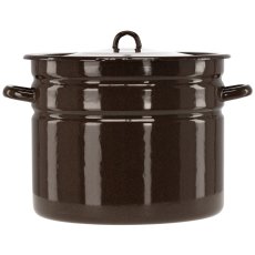 Emajlirani lonac 20L - smeđi - EMA3592