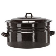 Emajlirani lonac 25L - smeđa - EMA3608