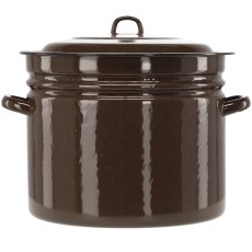 Emajlirani lonac 40L - smeđi - EMA3615