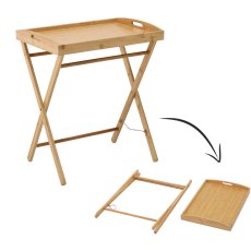 Sklopivi bambusov stolić - pladanj - MUT6569