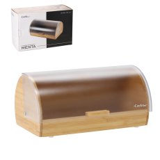 Bambusova kutija za kruh Menta s plastičnim poklopcem - NEL3185
