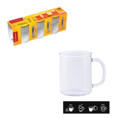Komplet 3 vatrostalne šalice 0,4 ml - WOL230