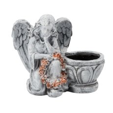 Figura Anđeo klečeći s lončićem - DED8806