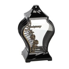 Lampion Penjuća ruža - crno-zlatna, pak. 8 kom - ZOZ5865