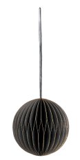 Set 4 ukrasa od papira fi 7cm sivi - AIP2068