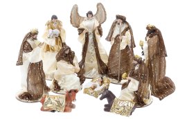 Komplet božićnih figurica 10 kom. - IGU6455