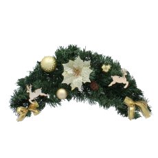 Božićni viseći ukras - zlatni, 60 cm - ANT3940