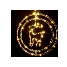 Blagdanski ukras Jelen micro LED 50l - toplo bijela - LED1735