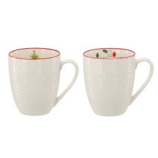 Porculanska šalica, mix božićnih motiva, 400 ml - LIL1841