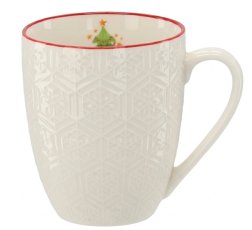 Porculanska šalica, mix božićnih motiva, 400 ml - LIL1841