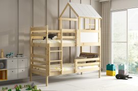 Krevet na kat Eryk Domek - 90x190 cm