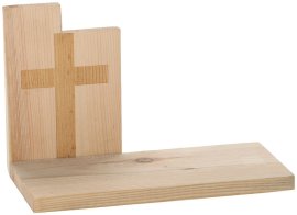 Postolje za svijeću 07, nepečeno, križ - OME7868
