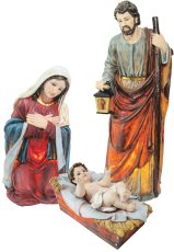 Komplet 3 osvijetljene figure Sv. Obitelj 120 cm - RAI6295HF