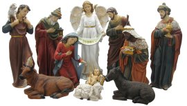 Komplet božićnih figura 11 dijelova 41 cm - RAI2112