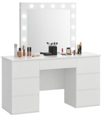 Stolić za šminkanje s LED ogledalom - PHO2305