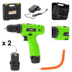 Akumulatorska bušilica-odvijač 500 W 12 V - WAN6949