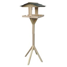 Drvena hranilica za ptice na stalku - EDA7915