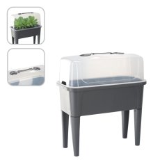 Vrtni stol s pokrovom - antracit - LAR3982