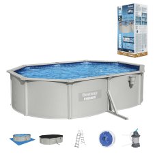 Bazen s metalnim okvirom 5×3,60×1,20 m - BES56586