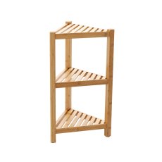 Kutni bambusov regal s 3 police - PHO7049