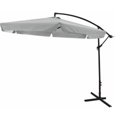 Vrtna suncobrana Banana 3 m - siva - GAO6280