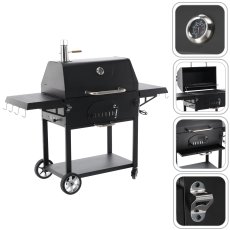 Roštilj na ugljen Vulcano s poklopcem - BBQ5221