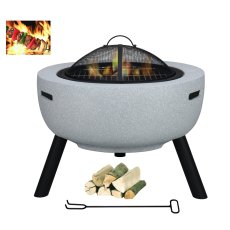 Vrtno ložište na nogicama s poklopcem i puhalom - BBQ5252