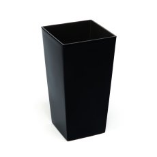 Cvjetna posuda Finezja 30x30 cm s uloškom – crna - LAM45471