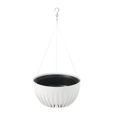 Viseća posuda Mira 24 cm - bijela - LAM9768