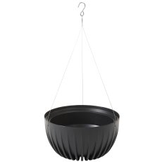 Viseća posuda Mira 30 cm – crna - LAM49776