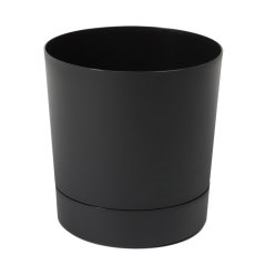 Lonac s podloškom Aura 35 cm – crni - LAM41282