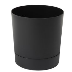 Lonac s podloškom Aura 38 cm – crni - LAM41299