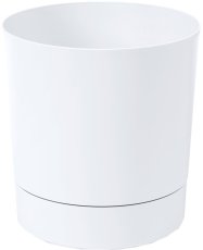 Lonac s podloškom Aura 35 cm - bijeli - LAM51281