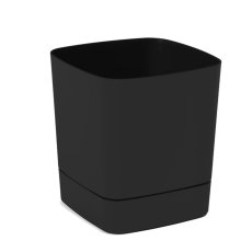 Lonac s podloškom Clima 34x34 cm - crni - LAM41442