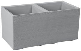 Stalak za cvijeće Karo 80x40 cm - siva - LAM78923