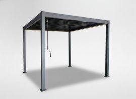 Pergola LED 3x3x2,5 m - antracit - RIT1422