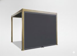 Roleta za aluminijsku pergolu 3 m, ručna, 276 cm - RIT1453