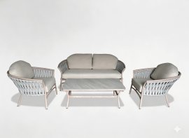 Komplet aluminijskog namještaja Valletta - ALM8147