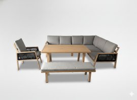 Komplet aluminijskog namještaja Ottawa - ALM8154